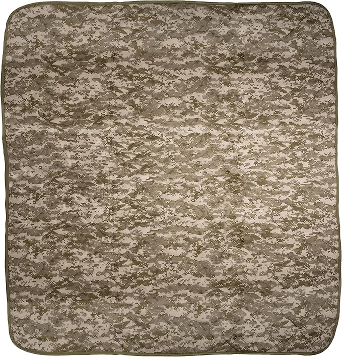 Rothco Camo Woobie Poncho Liner – Outdoor Quilted Camp Blanket Essential Field Gear