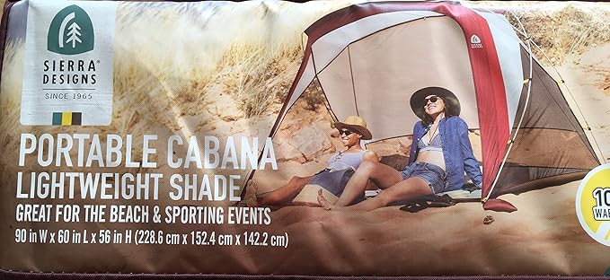 Sierra Designs Portable Cabana Lightweight Shade for The Beach