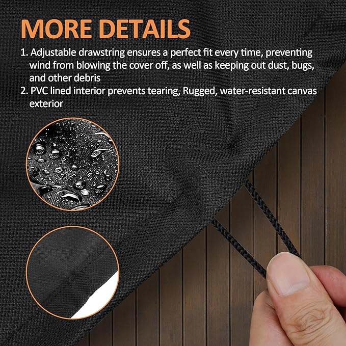 Flat Top Grill Cover for Royal Gourmet 2 Burner Griddle GB2000 38 Inch Waterproof Cover for Outdoor Grill 38 x 24 x 33.8 Inch for Outdoor Barbeque Grill
