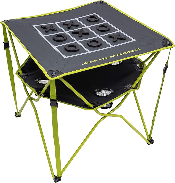ALPS Mountaineering Eclipse Portable Compact Camping and Game Table with Carry Bag