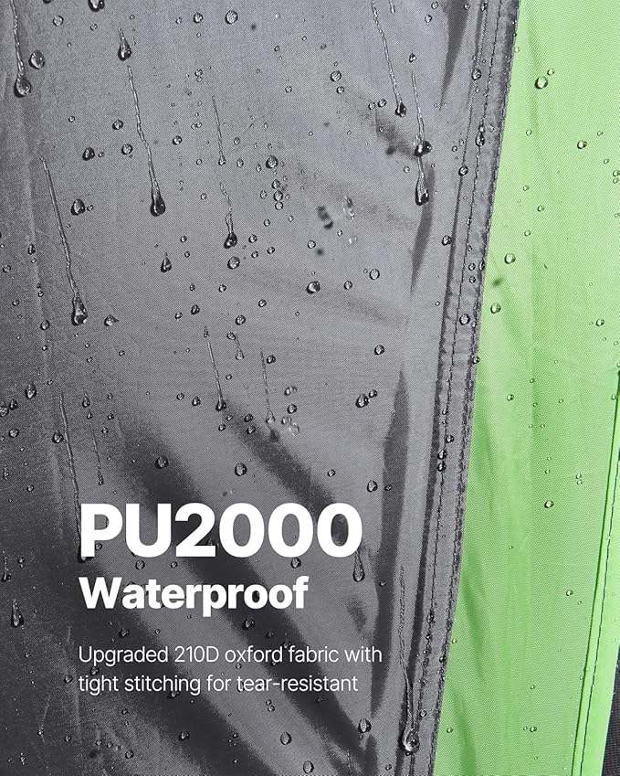 VEVOR SUV and Pickup Truck Camping Tents Waterproof Double Layer Design with Carry Bag Accommodates 2-9 Persons for Outdoor Activities