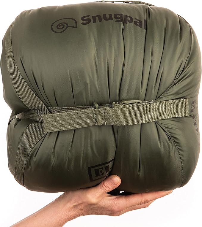 Snugpak Softie Elite 5 WGTE Sleeping Bag – Expandable Side Baffle –15 °C Comfort Left or Right Zip