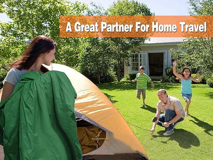 ECOOPRO Warm Weather Sleeping Bag - Portable Waterproof Compact Lightweight Comfort with Compression Sack - Great for Outdoor Camping Backpacking &amp Hiking-83 L x 30 W Fits Adults