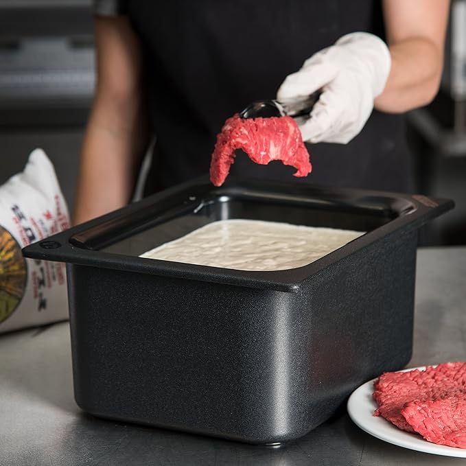 Carlisle FoodService Products CM110103 Coldmaster Insulated Food Pan 1/2 Size 6 quart Black