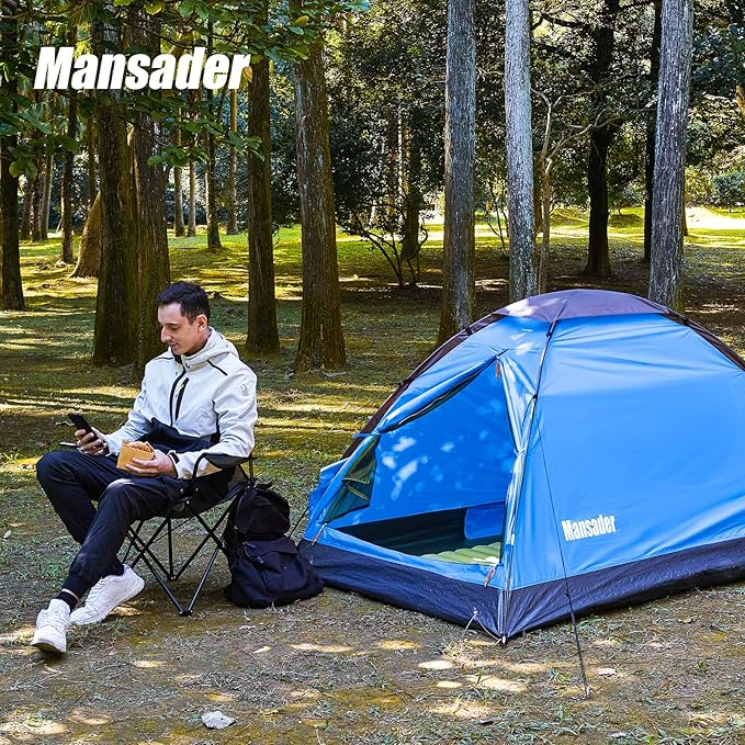 2 Person Camping Dome TentWaterproof Lightweight Portable Tents for Outdoor Camping Hiking Travel