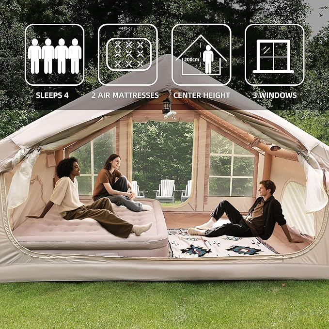 Inflatable Tent 4/6/8 Person