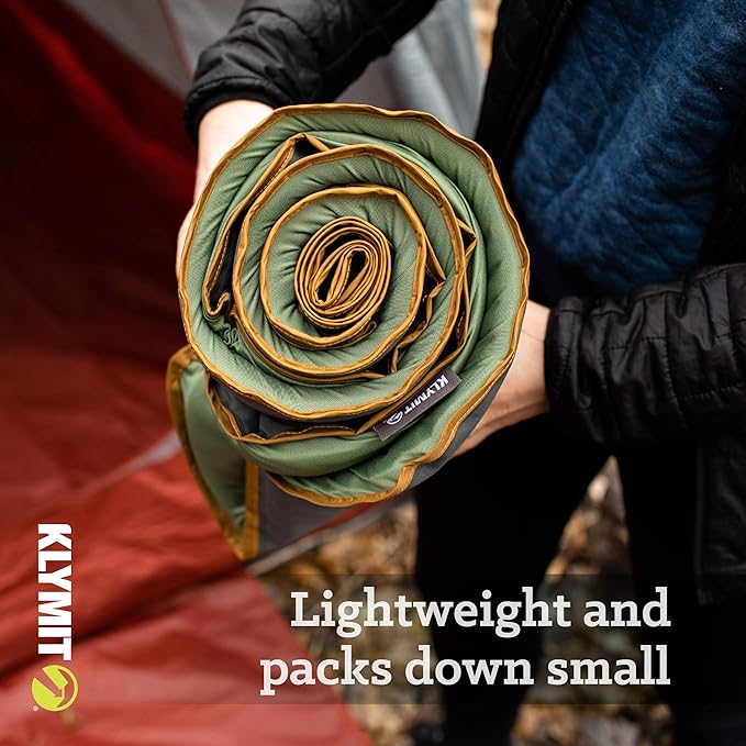 Klymit Klymaloft Lofted Inflatable Sleeping Pad for Camping With Memory Foam Ultra-Thick Hiking and Backpacking Air Bed 5 Inch Thick Regular