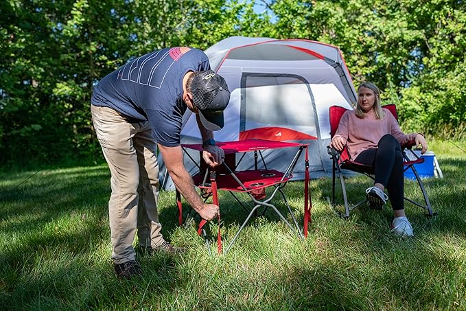ALPS Mountaineering Eclipse Portable Compact Camping and Game Table with Carry Bag