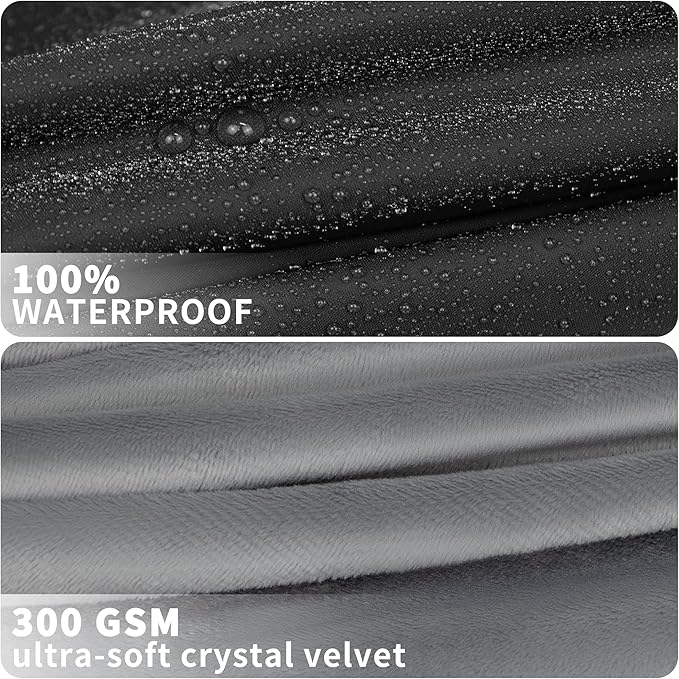 Large Camping Blanket Hooded Stadium Blanket with Crystal Velvet Lining Waterproof Windproof Warm Outdoor Blankets for Camping Picnic Stadium Sports Beach Concerts (59x 79)