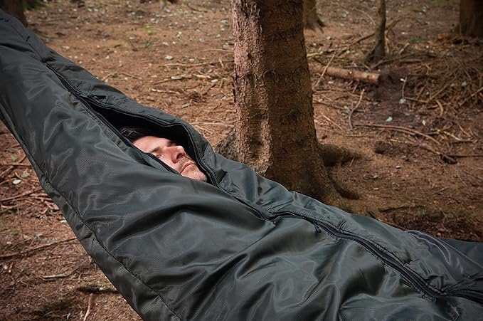 Snugpak Hammock Cocoon Fully Encases The Hammock Insulated with Travelsoft Filling - Olive