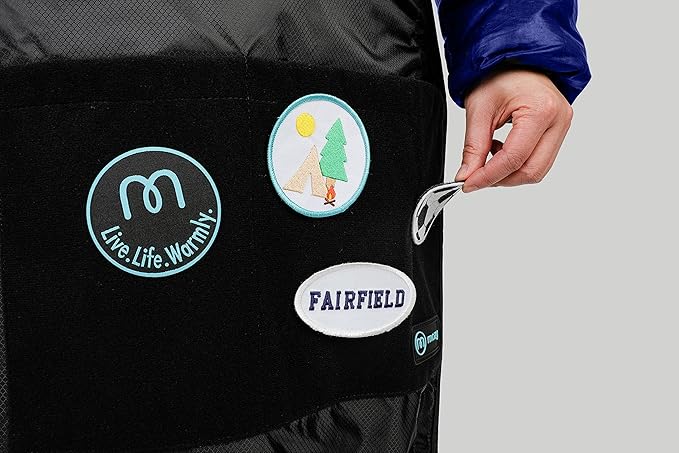 Mozy Tall | The Wearable Thermal Wrap for The Outdoors | 2 Inches Taller | Black