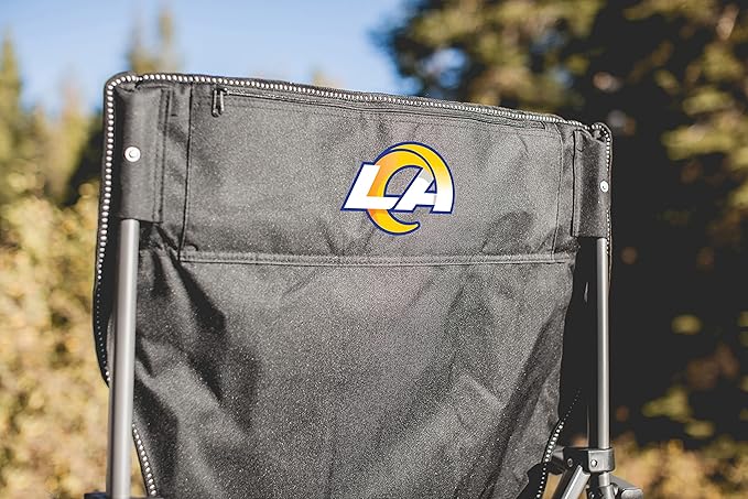 Picnic TIME NFL Unisex-Adult NFL Outlander Folding Camping Chair with Cooler Heavy Duty Beach Chair