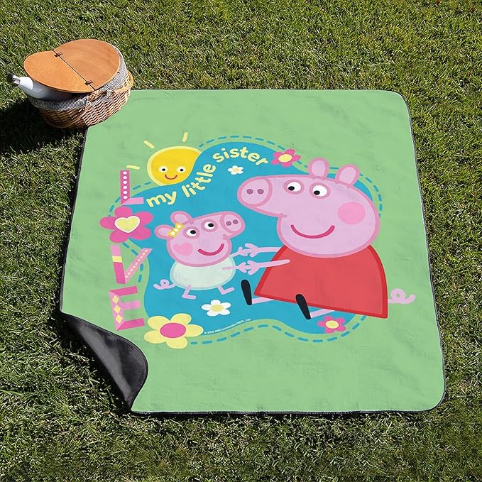 CafePress Peppa Pig: My Little Sister 50 x 60 Water-Resistant Outdoor Blanket