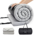 Cooling Foam Camping Mattress for Hot SleeperWaterproof Sleeping Pad with Carry BagRoll Up Cot Mattress Topper for Summer Camping BedHikingCarPortable(75 x 30 x 2 inches)