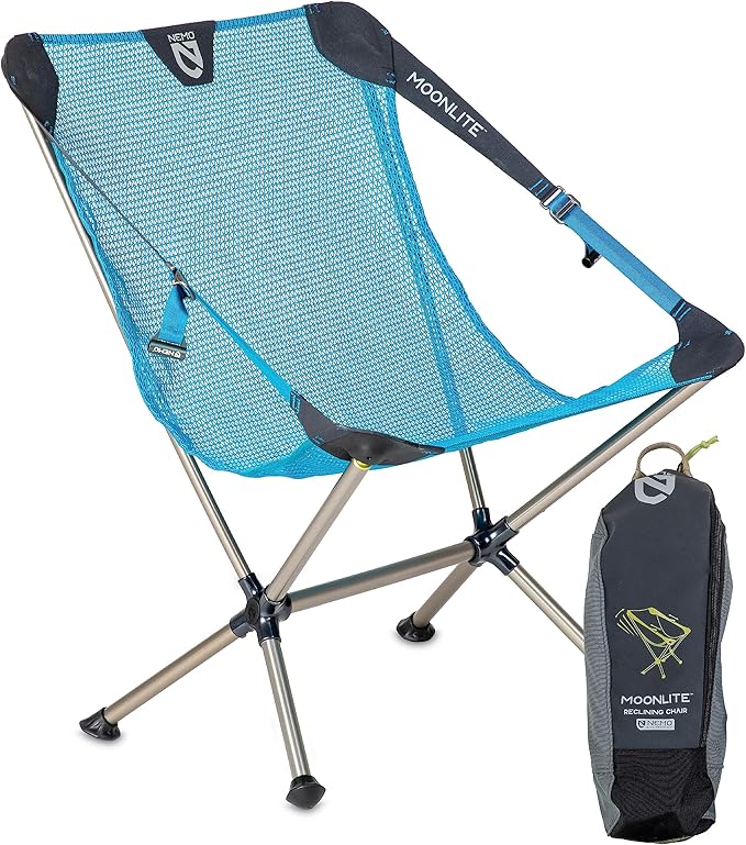 Nemo Moonlite Reclining Camp Chair - Bluebird