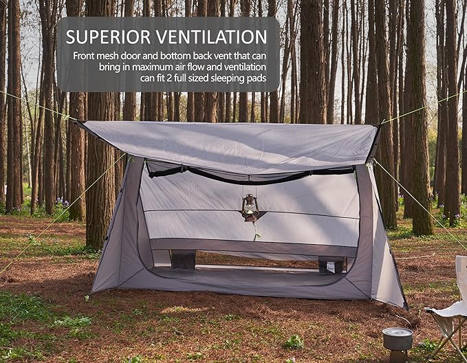 Sirius Two Ultralight Backpacking Tent 2 Person Trekking Pole Waterproof Compact Single Wall Bushcraft Shelter for Camping Hiking Kayaking