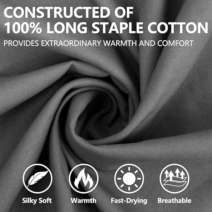 Sleeping Bag LinerLong Staple Cotton Adult Sleep Sack &amp Travel SheetsTravel Sleep Sack for Backpacking Hotels &amp Hostels Lightweight Travel Sheet Camping SheetsHas Full Length Zipper