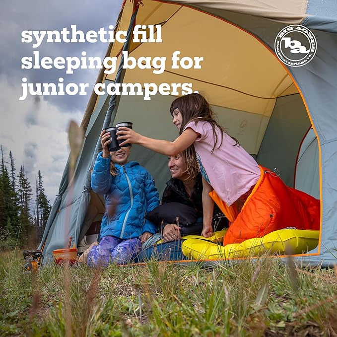 Big Agnes Kids &amp Youth Sleeping Bag – Ultralight Cold Weather Backpacking &amp Camping Kids Juniors Teens 20 Degrees