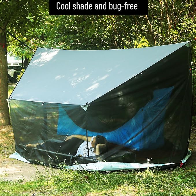 Preself Screen House for Hammock Canoe Picnics Backyards Backpacking Camping Beach in Summer