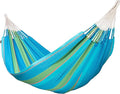 LA SIESTA Flora Hammock Transform Your Backyard Patio or Porch into a Relaxation Oasis Ultra Soft Cotton Hammock Max 440 Lbs Family Hammock King Curaçao