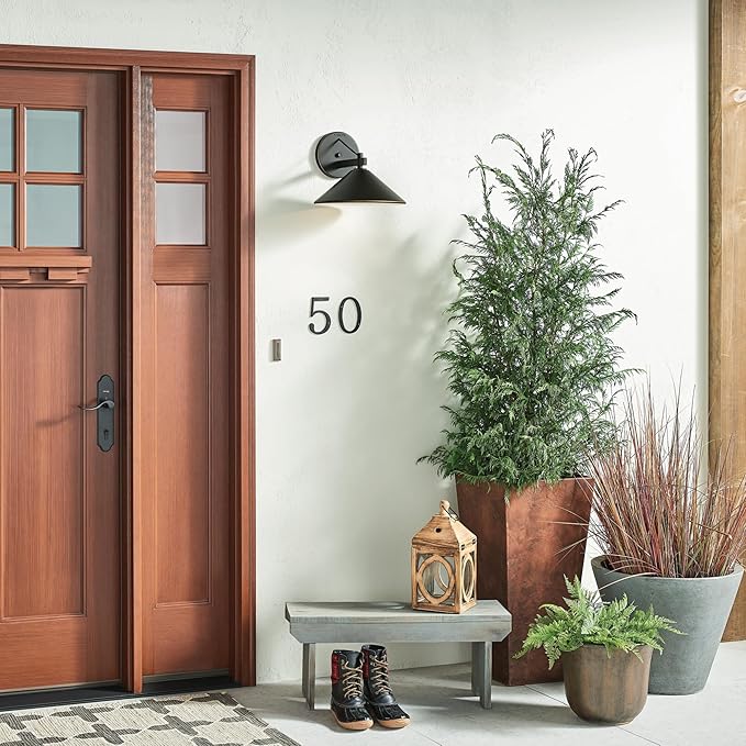 Kichler Ripley 12 Outdoor Wall Light in Olde Bronze® 1-Light Exterior Wall Sconce (12 W x 10 H) 49061OZ