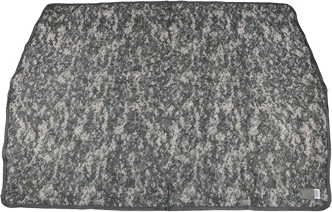 Authentic US Military Poncho Liner Blanket Woobie Camouflage Military Issue USGI Thermal Insulated (UCP/ACU)