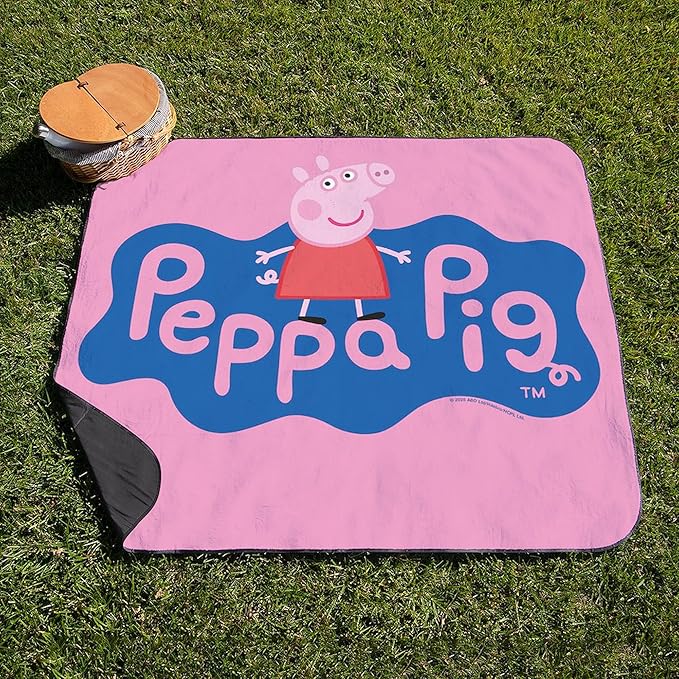 CafePress Peppa Pig 50 x 60 Water-Resistant Outdoor Blanket