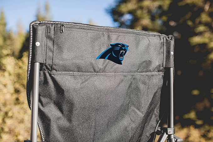 Picnic TIME NFL Unisex-Adult NFL Outlander Folding Camping Chair with Cooler Heavy Duty Beach Chair