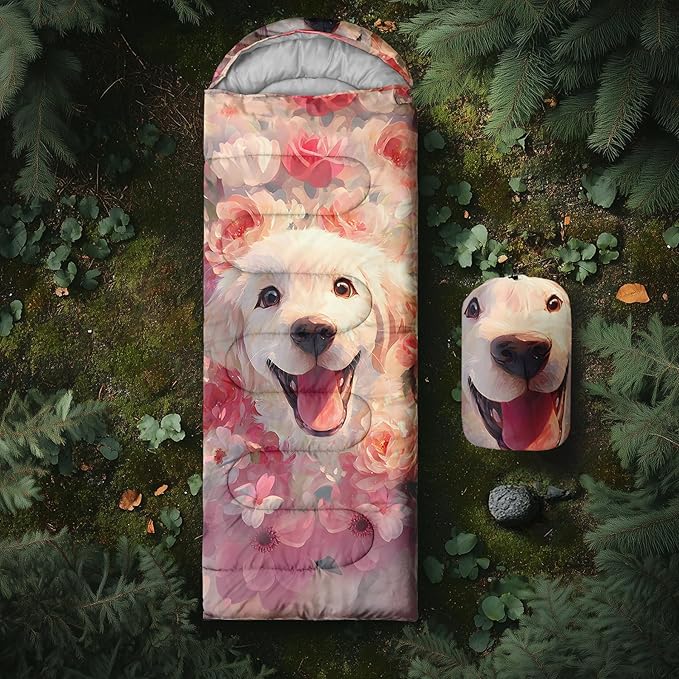 AILONEN Sunflower Sunset Sleeping Bag for Boys Girls Adults3 Season Warm &amp Cool Weather Botanical Design Lightweight Waterproof Camping Sleeping BagHikingOutdoor Backpack Traveling
