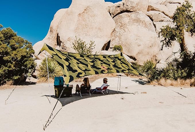 Neso Sidelines Grande Sports Tent - Lightweight and Portable Sun Shelter and Shade Tent for Outdoor Activities - Patented Reinforced Corners - UPF 50+ Sun Protection - 7ft Tall 11 x 4.5 ft
