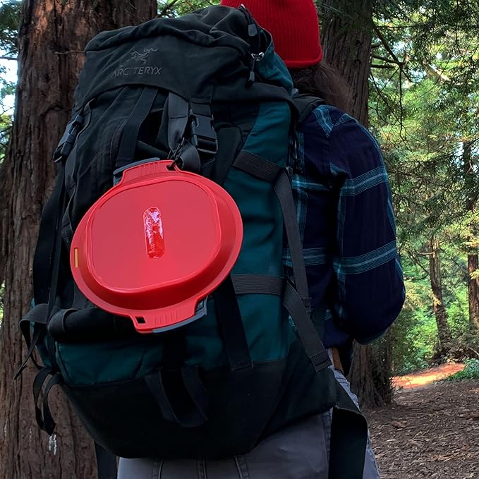 humangear GoKit Deluxe: 7-Tool Lightweight Camping Mess Kit with Portable Insulated Cup Camping Plate Bowl Utensil and Toothpick - Ideal On-The-Go Camping Solution