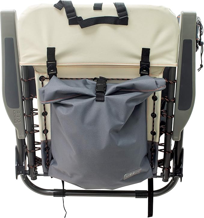 Rio Gear 4-Position Lace-up Suspension Backpack Camping Chair with Removable Backpack Bag