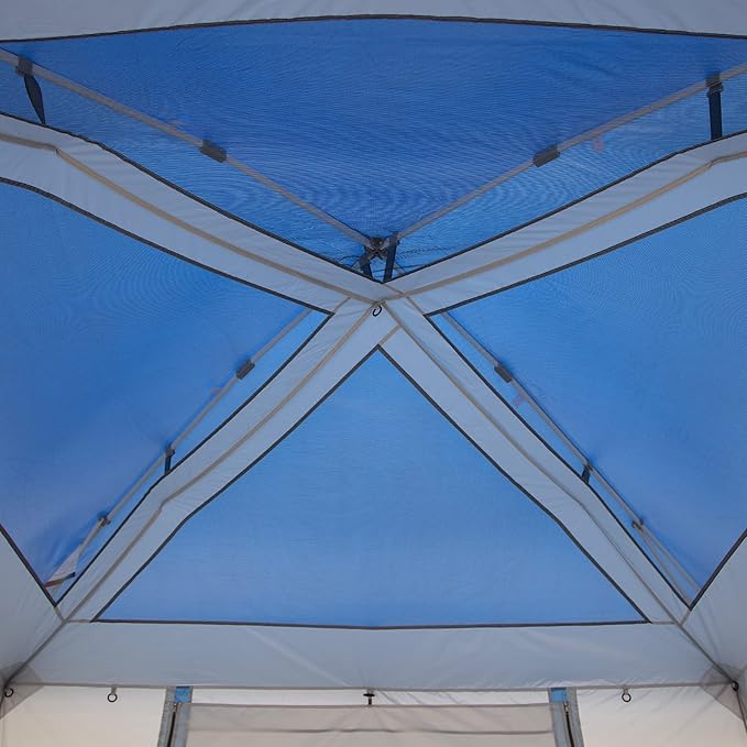 E-Z UP Camping Cube Sport Converts 10' Angled Leg Canopy into Camping Tent