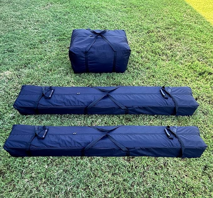 DELTA 26'x16' Budget PE Party Tent + (2) Long Bags + (1) Short BagTents for Partiescarpas para FiestasHeavy Duty Upgraded Galvanized Wedding Tent Canopy Big Tents Carport Outdoor Event