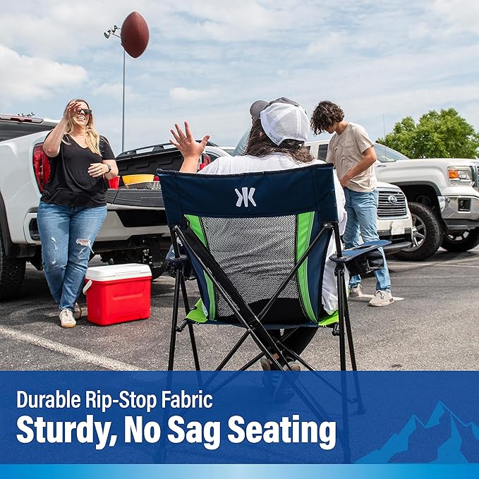 Kijaro Sports Fan Folding Chair 26 L x 35.5 W x 37 H Seattle Seahawks