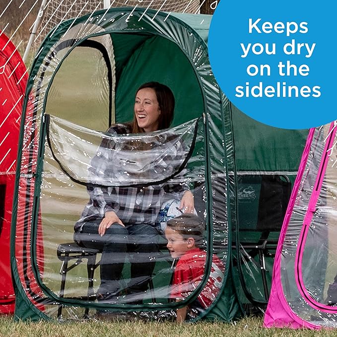 WeatherPod® The Original Shark Tank MyPod™ 1-2 Person Pop-Up Pod - Stay Warm Dry and Out of The Sun - Weather Pod for Sports Rain or Wind