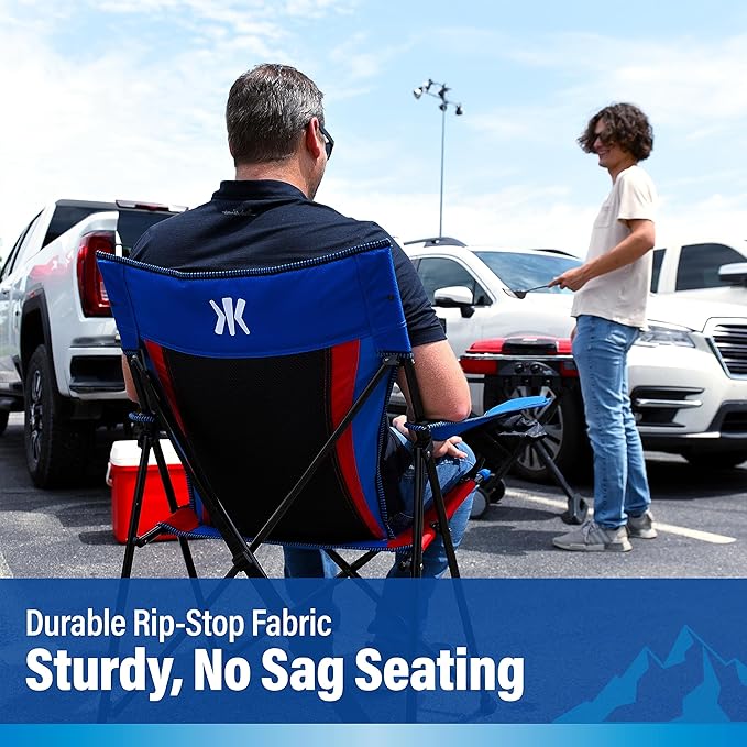 Kijaro Sports Fan Folding Chair 26 L x 35.5 W x 37 H Buffalo Bills