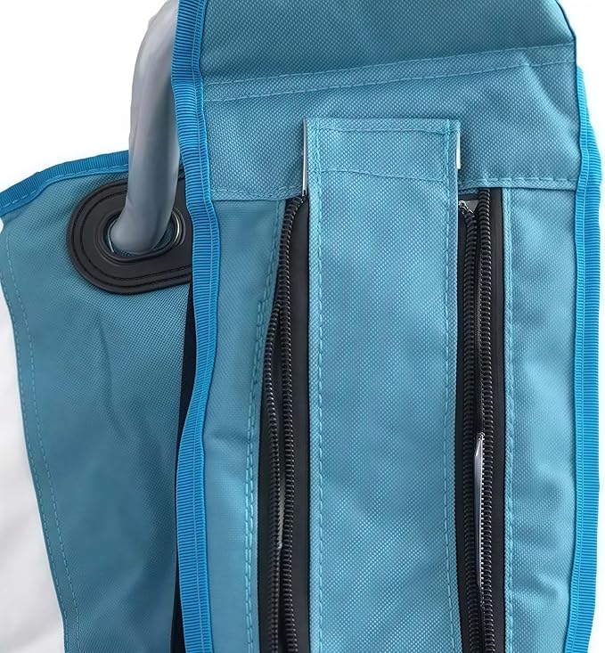 Wild Scape Oversized Folding Camping Chair Foldable Beach Chairs for Adults with Cup Holder Cooler Pocket Storage Bag Heavy Duty Portable Fishing Chair for Outdoor Garden Picnic Teal