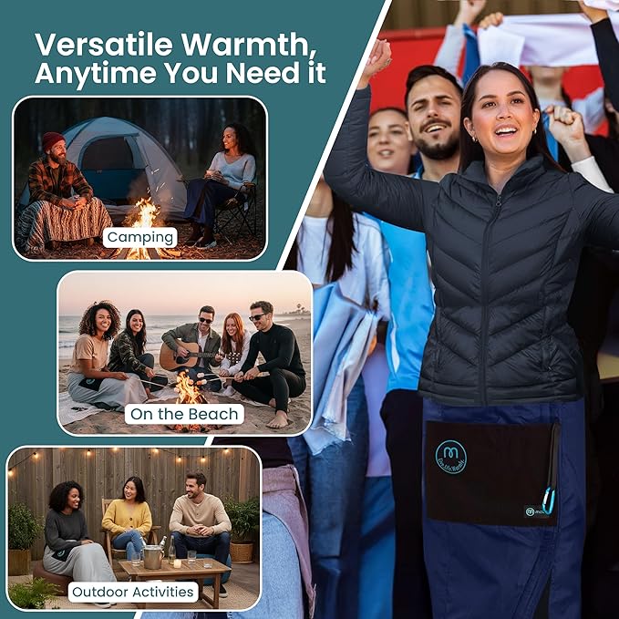 Mozy Wearable &amp Weatherproof Outdoor Blanket – Lower-Body Thermal Wrap for Superior Warmth