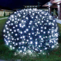 Led Christmas Net Lights White Outdoor Christmas Lights 160LED 5ftx7ft Waterproof Outdoor Indoor Fairy Mesh Net Light for Xmas Party Yard Patio Trees Shrubs Bushes Decorations