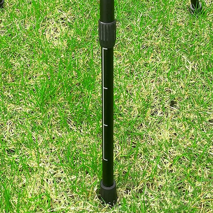 Topyond Folding Camping Table Portable Height Adjustable Outdoor Small Round Table Lightweight Aluminum Alloy Beach Table for Travel and Camping