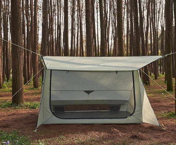 Sirius Two Ultralight Backpacking Tent 2 Person Trekking Pole Waterproof Compact Single Wall Bushcraft Shelter for Camping Hiking Kayaking