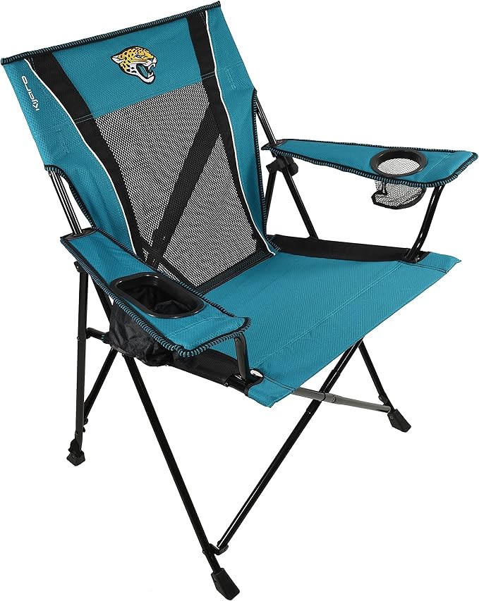 Kijaro Sports Fan Folding Chiar 26 L x 35.5 W x 37 H Jacksonville Jaguars