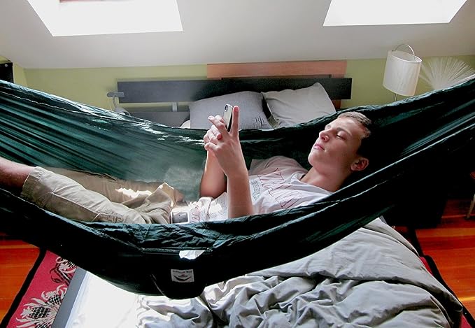 Hammock Bliss Single - Camping Hammock - Camping Essentials Portable Hammock - The Longest Single Hammock On Earth for Outside Hiking and Travel