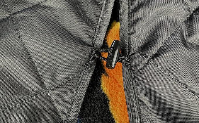 DOWN UNDER OUTDOORS Large Waterproof Windproof Extra Thick 350 GSM Quilted Fleece or Sherpa Stadium Blanket