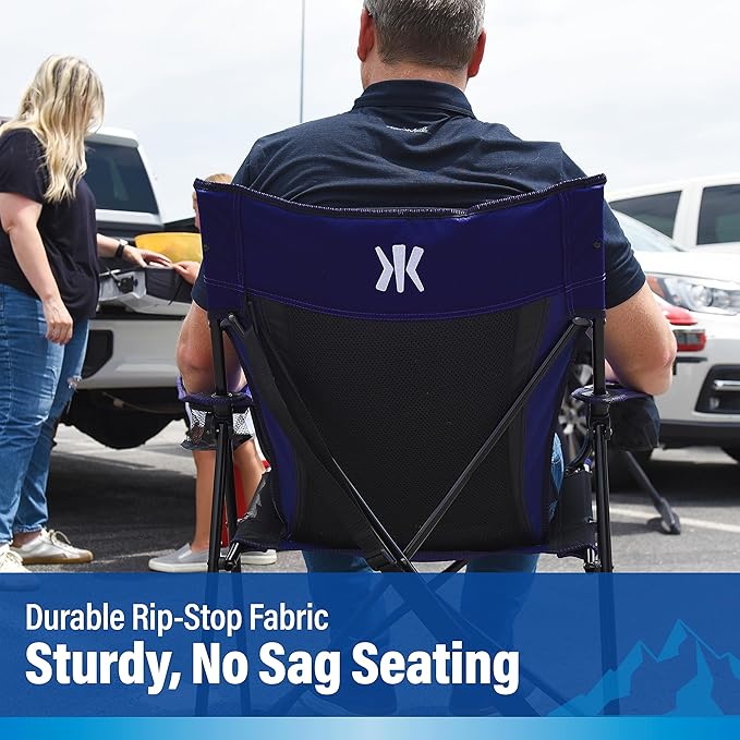 Kijaro Sports Fan Folding Chair 26 L x 35.5 W x 37 H Baltimore Ravens