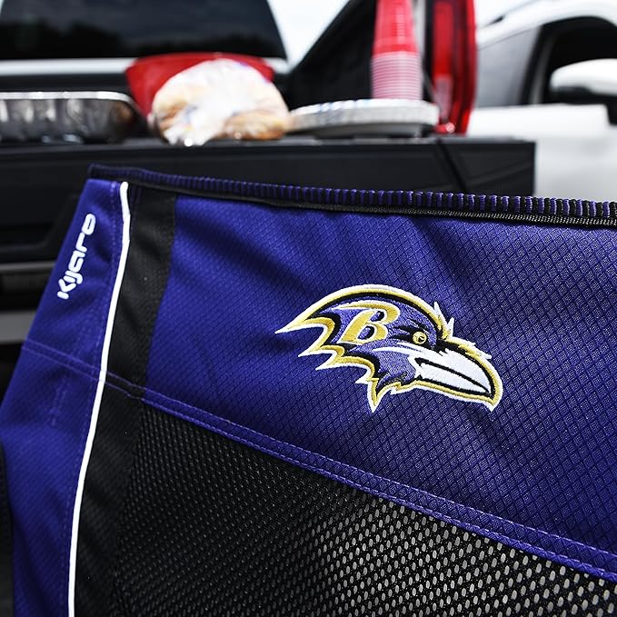 Kijaro Sports Fan Folding Chair 26 L x 35.5 W x 37 H Baltimore Ravens