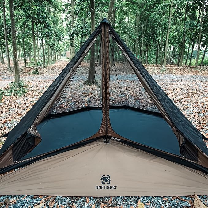 OneTigris 2 Person Mesh Inner Tent for The Northgaze Hot Tent - 4000mm Floor for Camping and Hiking