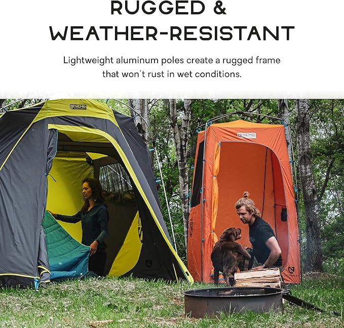 NEMO Equipment Heliopolis Privacy Shelter &amp Shower Tent - Monarch - One Size