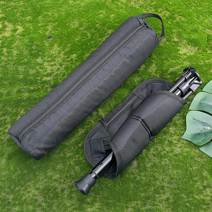 Portable Outdoor Folding Stool Heavy Duty Camping Seat Black Compact Collapsible Chair for Hiking Fishing Gardening